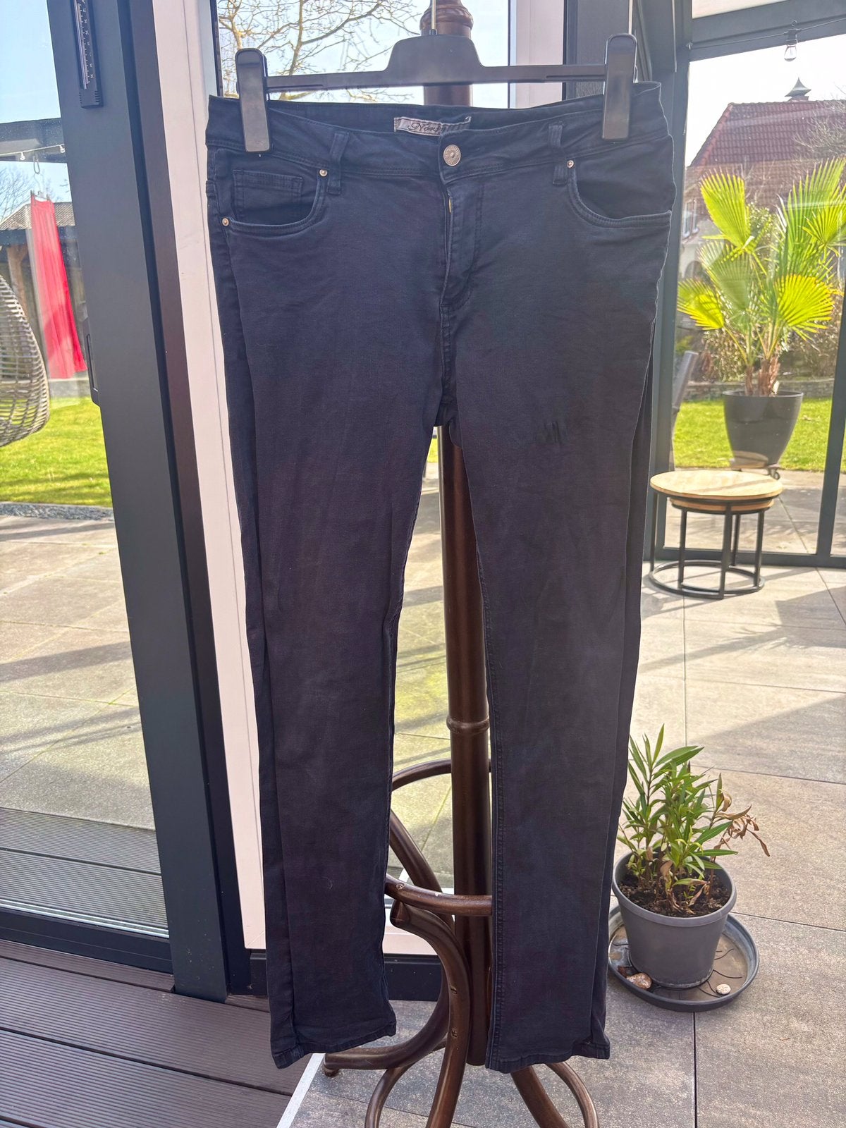 Spijkerbroek Norfy denim maat 42, Kleding | Dames, Spijkerbroeken en Jeans, Ophalen of Verzenden, Zo goed als nieuw, Zwart, W33 - W36 (confectie 42/44)