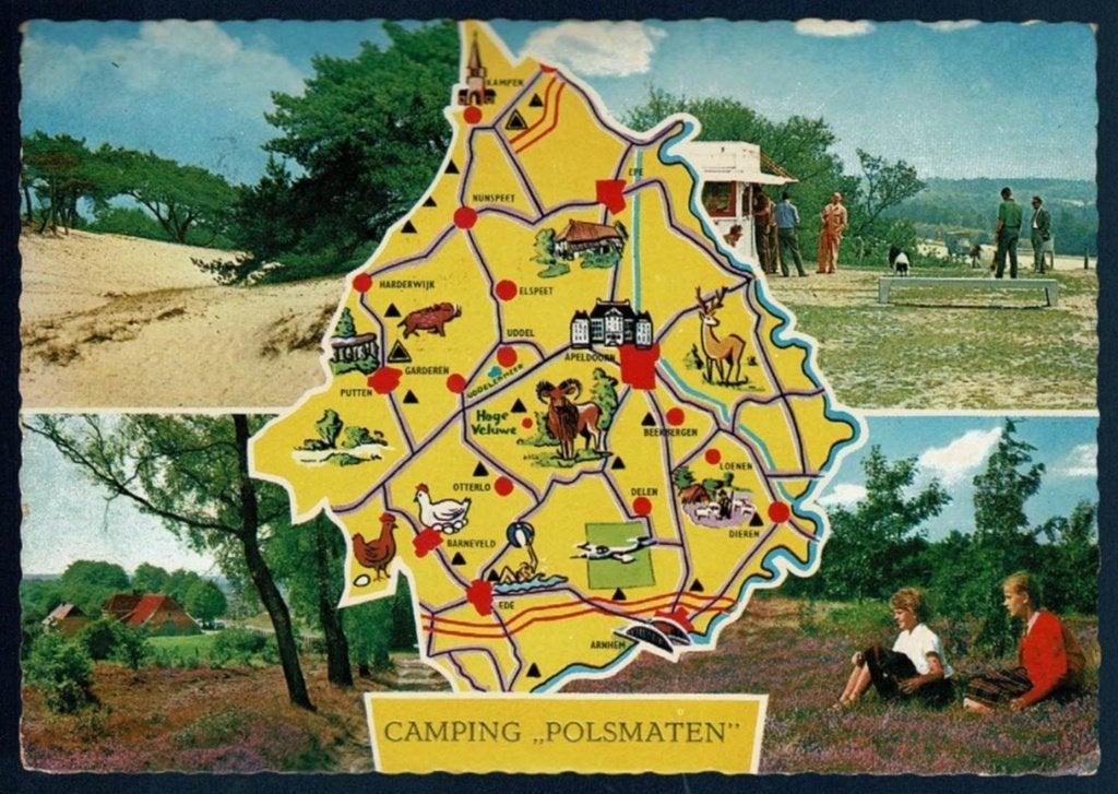 Nunspeet : Vacantiecentrum en Jachthaven 'POLSMATEN', Verzenden, 1960 tot 1980, Gelopen, Gelderland
