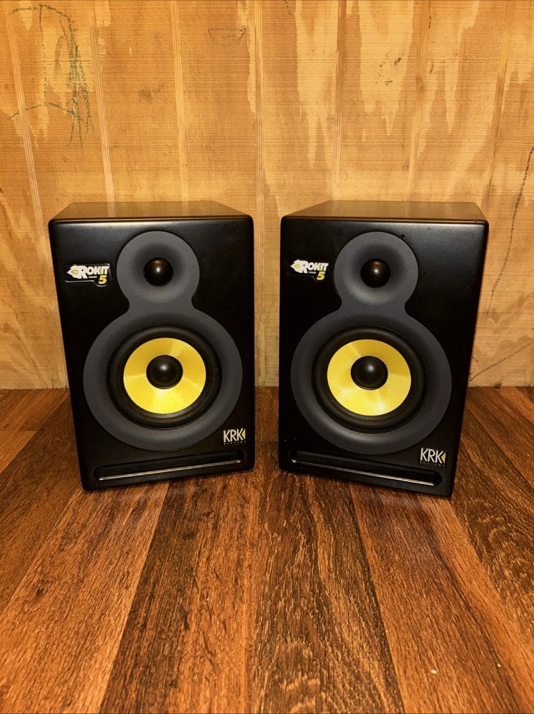 2x KRK Rokit 5 Orignal legacy Studio Monitors (Set van 2) 6, Overige merken, Ophalen of Verzenden, Zo goed als nieuw, 120 watt of meer