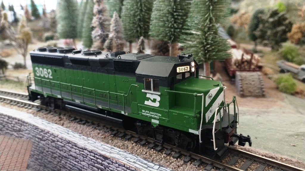 H0 EMD GP40-2 US Diesel BN (Amerikaanse loc) DCC Athearn, Overige merken, Gebruikt, Ophalen of Verzenden, Analoog