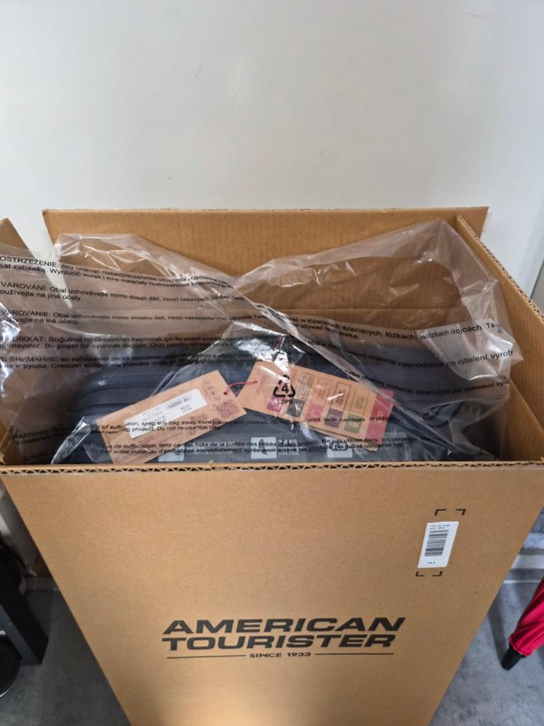 American tourister koffer nieuw in doos! Zie alle foto's, Ophalen of Verzenden, Nieuw, Hard kunststof, 70 cm of meer