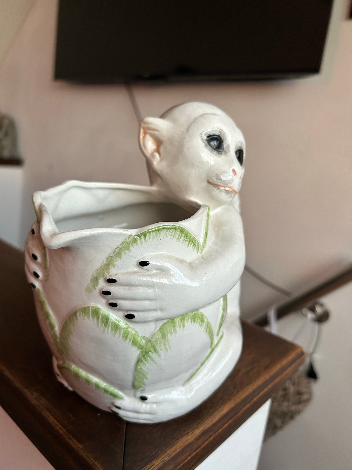 Vintage Aardewerk Apen Theepot / Schenkkan - Made in Italy, Ophalen