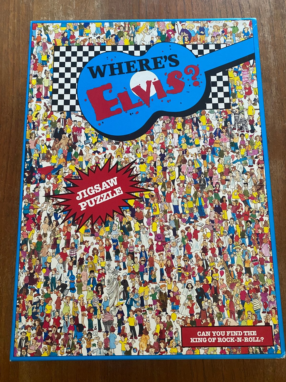 Where is Elvis? - legpuzzel 513 stukjes - Buffalo Games 1993, Ophalen of Verzenden, 500 t/m 1500 stukjes, Zo goed als nieuw, Legpuzzel