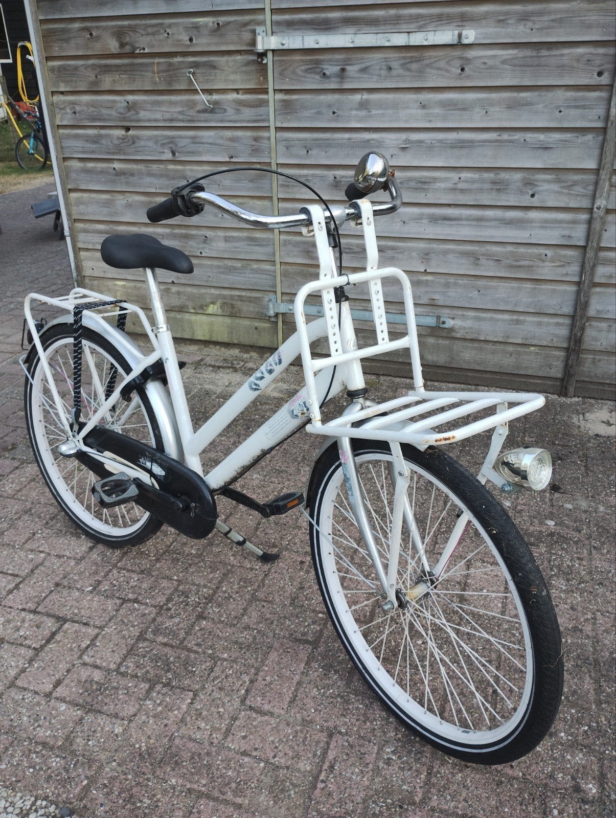 Sparta Young transportfiets - Wit, Sparta, Gebruikt, Velgrem, Handrem