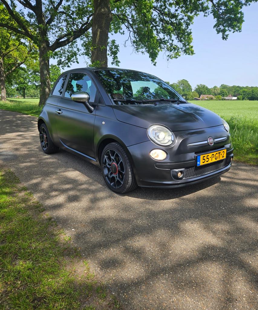 NL- Fiat 500 Blackjack Leder Clima Xenon Inruil mogelijk, Euro 5, 31 €/maand, Handgeschakeld, Particulier