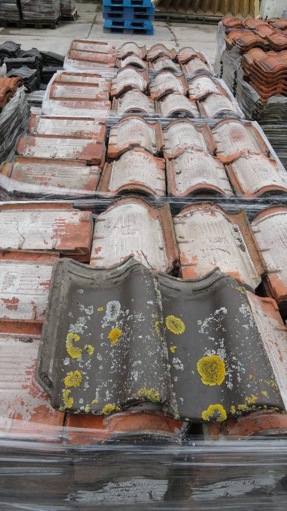 4000 stuks WD&S dakpannen bruin geëngobeerd., Ophalen, Overige materialen, Woerden, Gebruikt