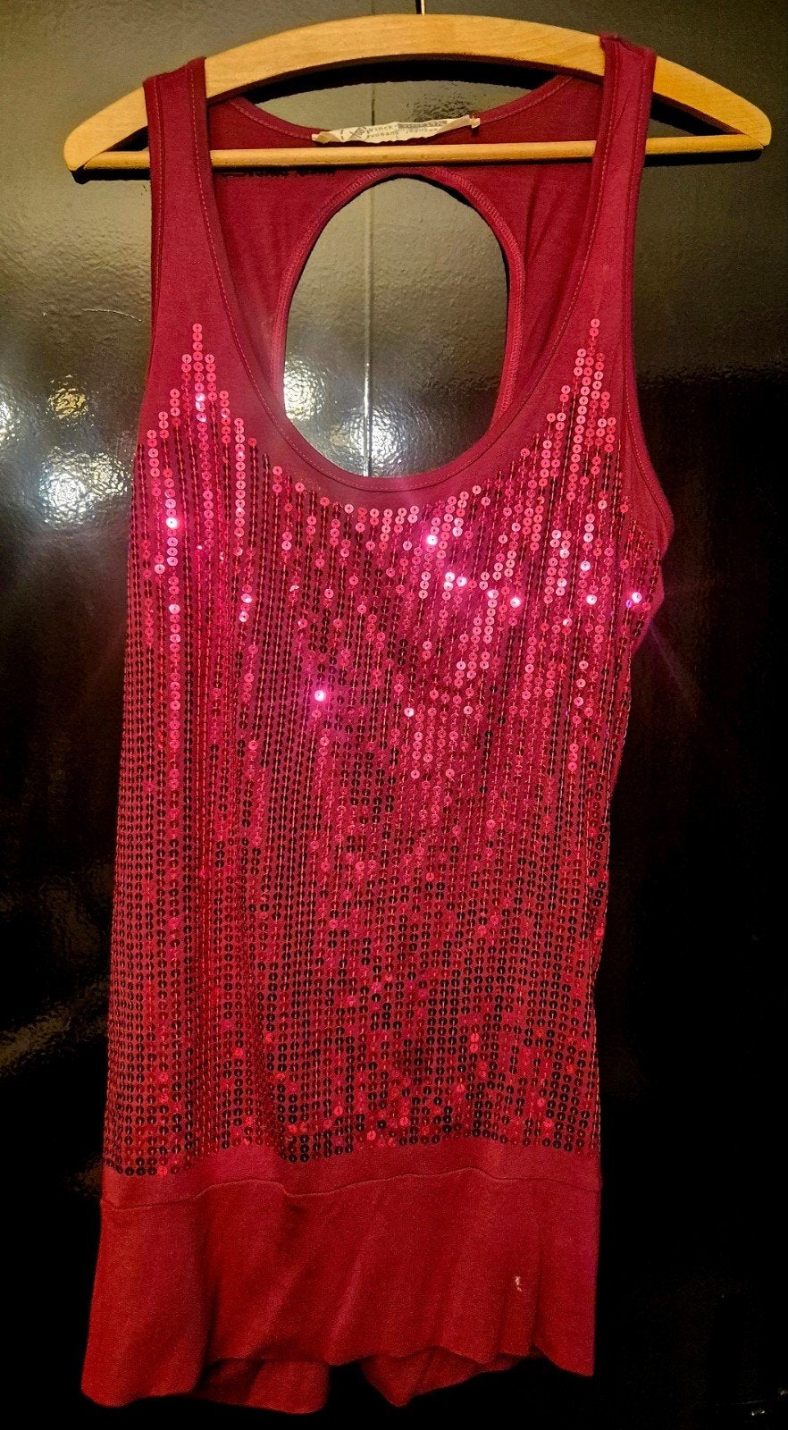Winck Women Pailletten Top - Raspberry (Maat L), Maat 42/44 (L), Ophalen of Verzenden, Zo goed als nieuw, Roze