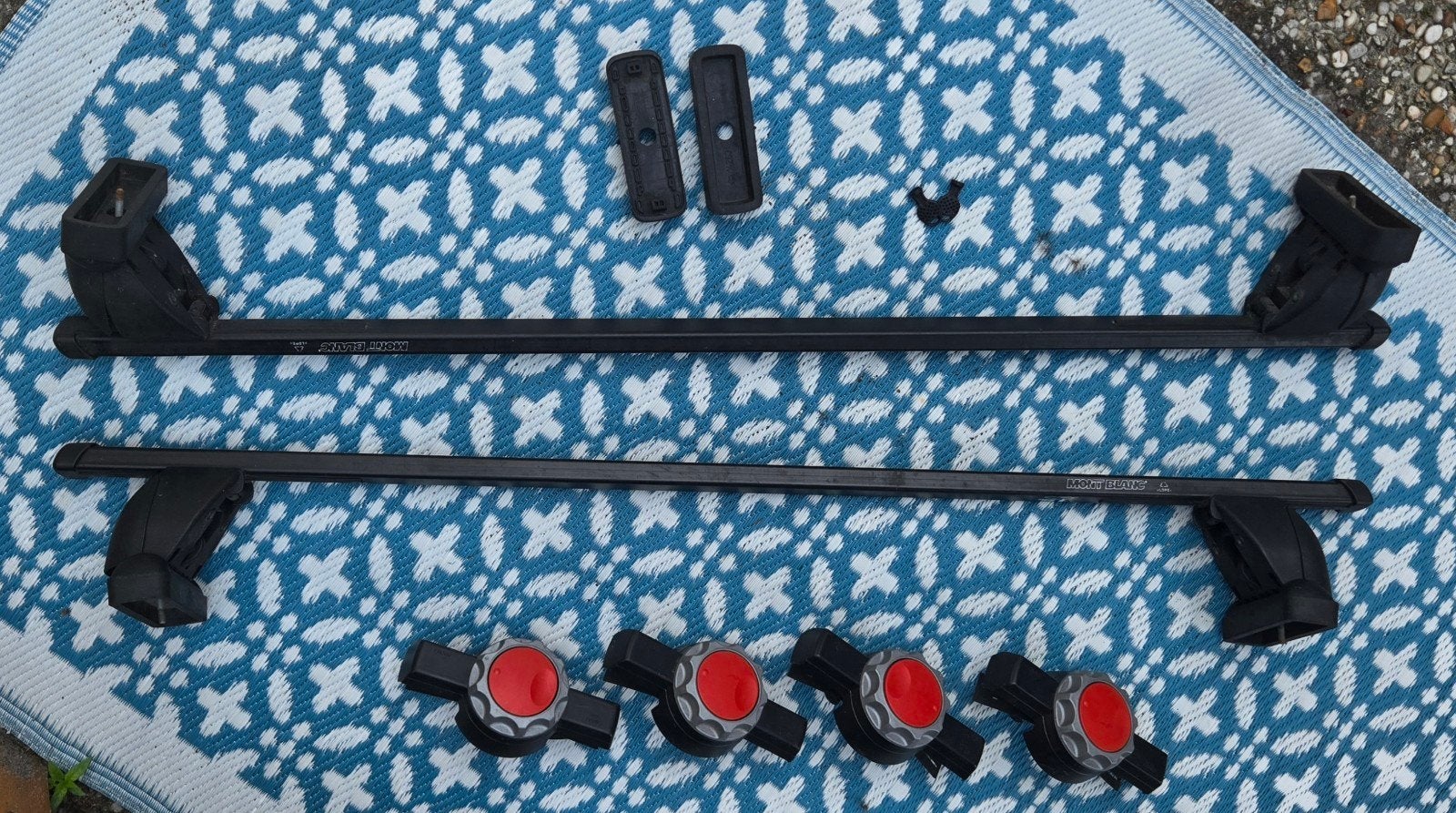 Mont Blanc ReadyFit dakdragers - Gebruikt, Auto diversen, Dakdragers, Gebruikt, Ophalen