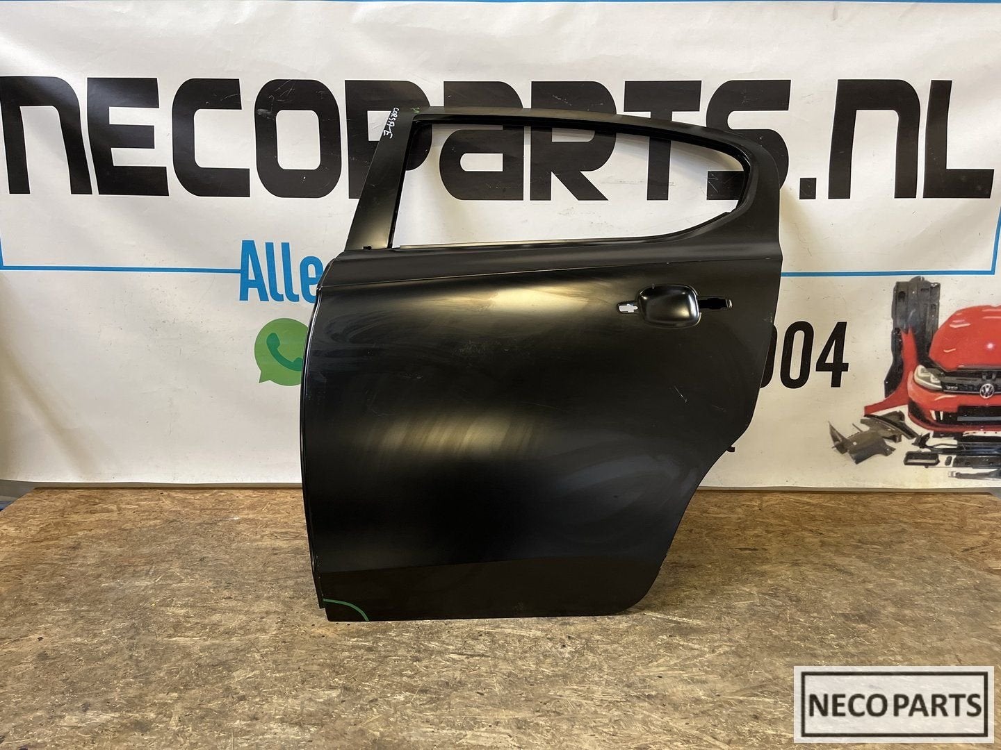 OPEL CORSA E PORTIER DEUR ACHTERPORTIER ORIGINEEL, Auto-onderdelen, Carrosserie en Plaatwerk, Bumper, Opel, Gebruikt, Ophalen of Verzenden