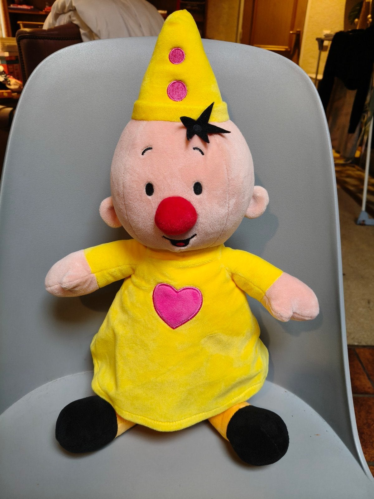 Bumba Knuffel, Kinderen en Baby's, Overige merken, Zo goed als nieuw, Middelgroot (20 tot 80 cm), Geel