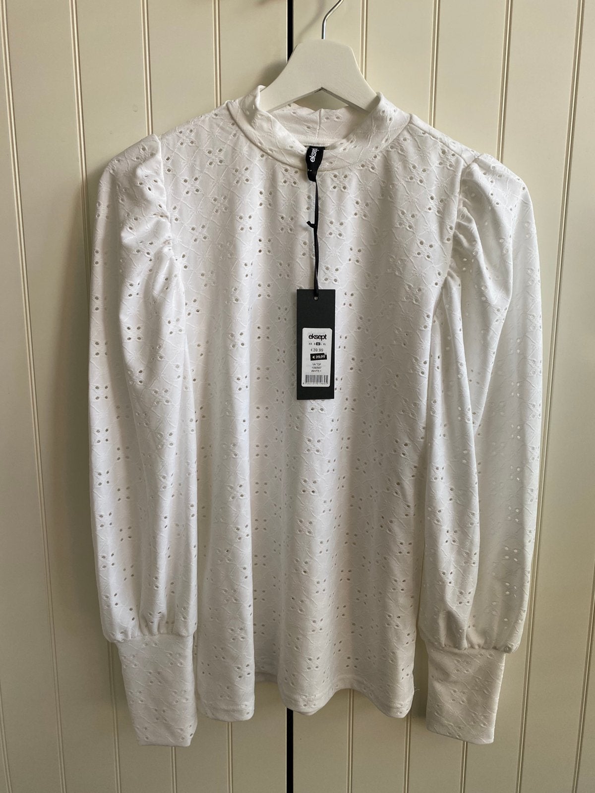 Longsleeve shirt dames Eksept maat M NIEUW met prijskaartje, Ophalen of Verzenden, Nieuw, Maat 38/40 (M), Wit