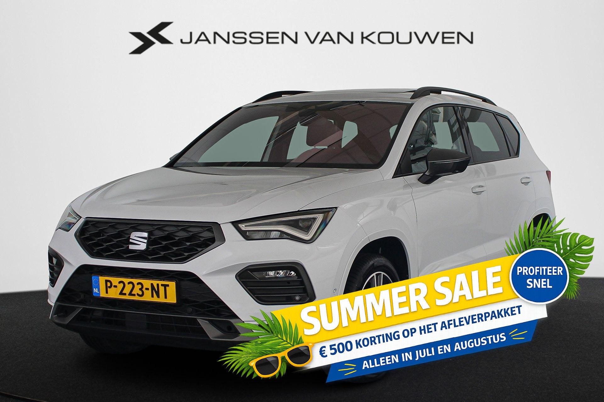 SEAT Ateca 1.5 TSI FR Business Intense Automaat Trekhaak Pan, Auto's, Seat, 1325 kg, 4 cilinders, 150 pk, Ateca