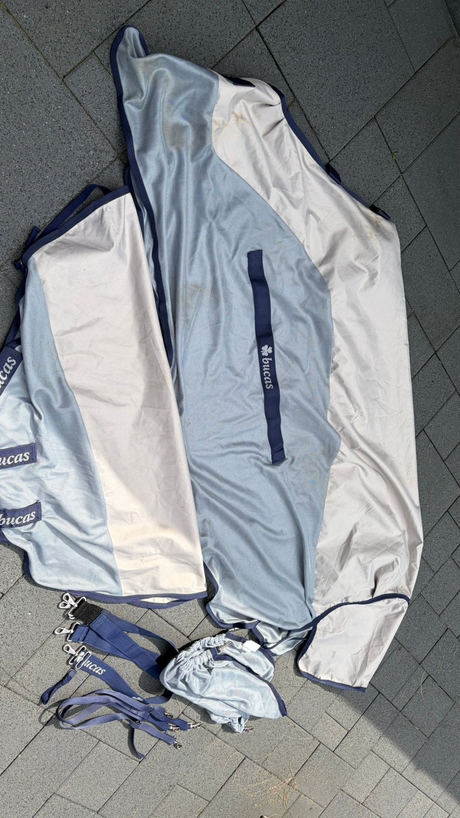 Te koop Bucas Buzz off rain & neck 6,6, Vliegendeken, Overige materialen, Zo goed als nieuw, Full (L)