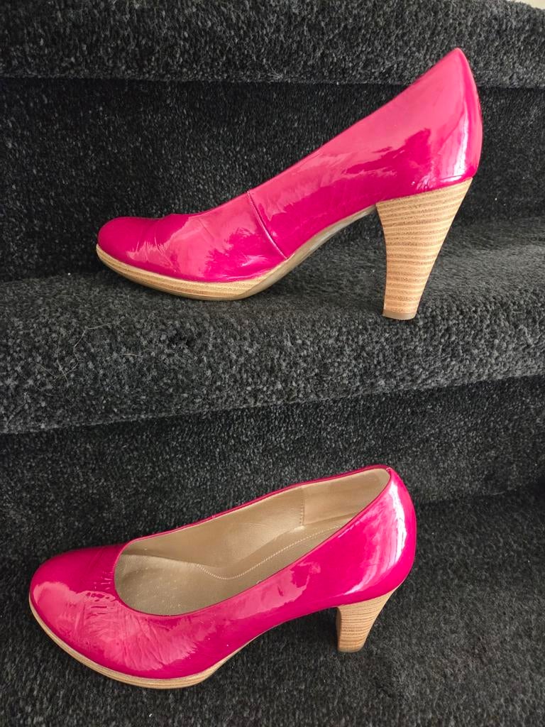 Mooie Gabor pumps - fuchsia/roze - maat 39 / 6, Pumps, Gabor, Ophalen of Verzenden, Roze