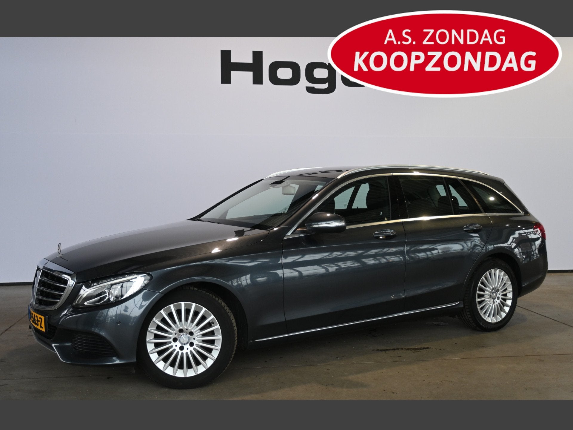 Mercedes-Benz C-Klasse Estate 200 CDI Prestige Automaat Navi, Gebruikt, 4 cilinders, Met garantie (alle), Leder en Stof