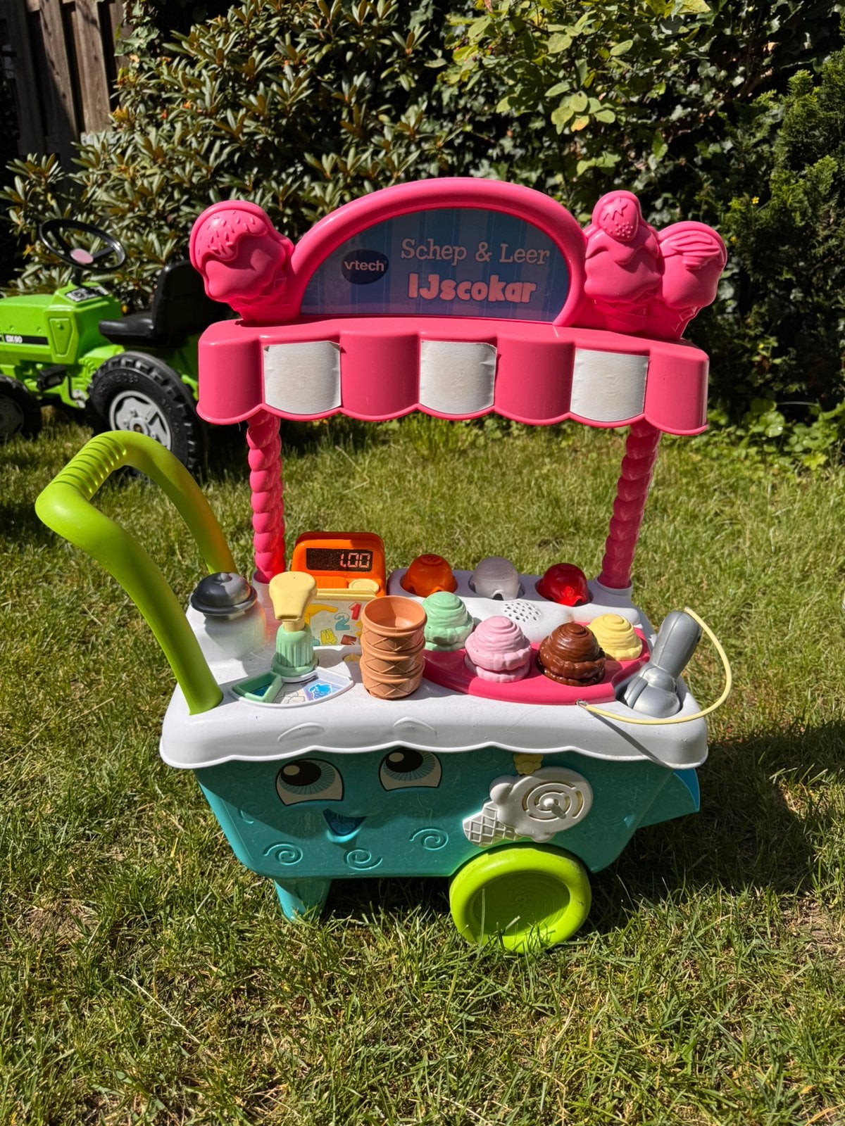 Vtech ijsco kar, Ophalen, Gebruikt