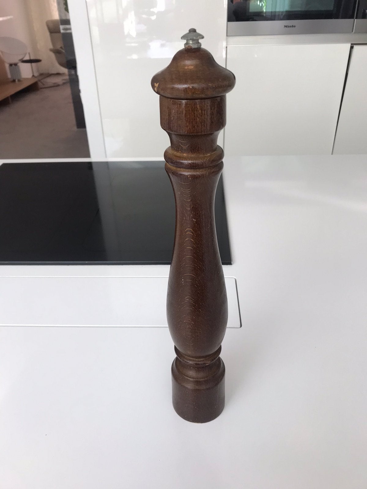 Peugeot pepermolen zeer groot ruim 40 cm, Huis en Inrichting, Ophalen, Gebruikt