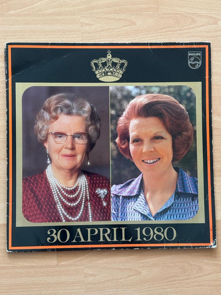 Koningin Juliana & Beatrix - 30 April 1980 LP, Verzenden, Gebruikt, Nederland, Overige typen