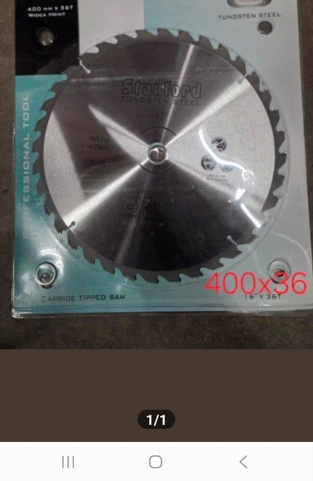 4 stuks widia zaagbladen 400 mm met 36 tanden., Cirkelzaag, Nieuw, Ophalen of Verzenden, 30 tot 70 mm