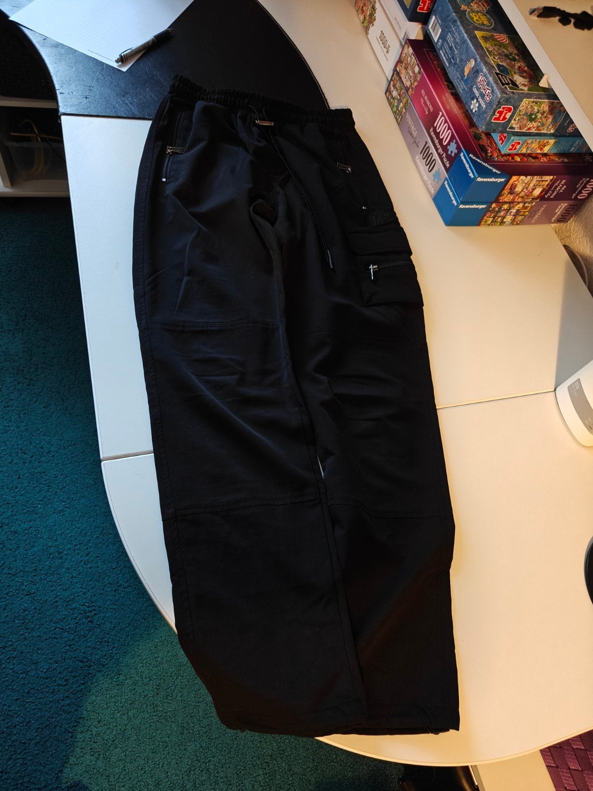 Malelions Cargo Broek Zwart - Maat 176, Maffioss, Zwart, Overige maten, Ophalen of Verzenden