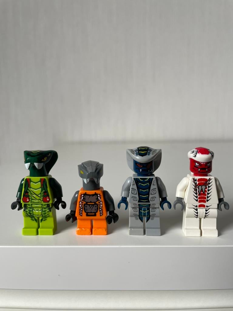 Lego Ninjago Spitta, Chokun, Rattla & Snappa 2012, Ophalen, Gebruikt, Lego, Minifiguur
