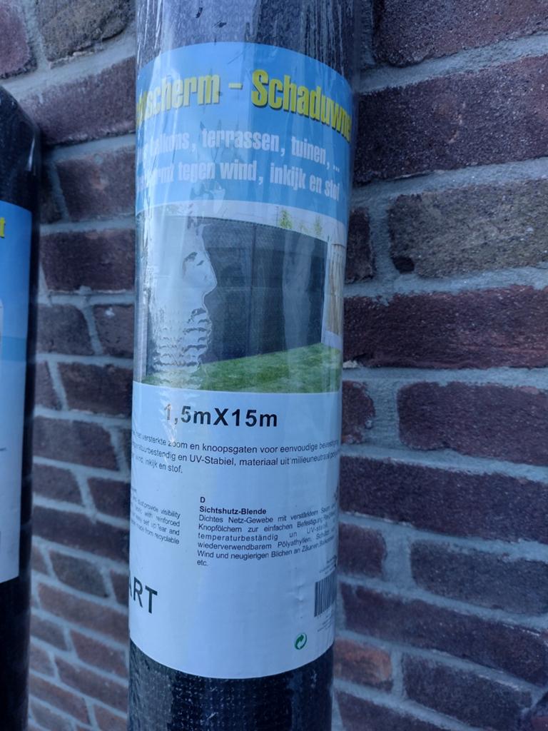 Schaduwnet, Tuin en Terras, Gaas en Draad, Ophalen, Nieuw, 10 tot 20 meter