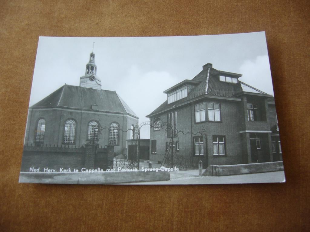 SPRANG - CAPELLE  = NED HERV KERK TE CAPELLE MET PASTORIE, Ophalen of Verzenden, 1940 tot 1960, Ongelopen