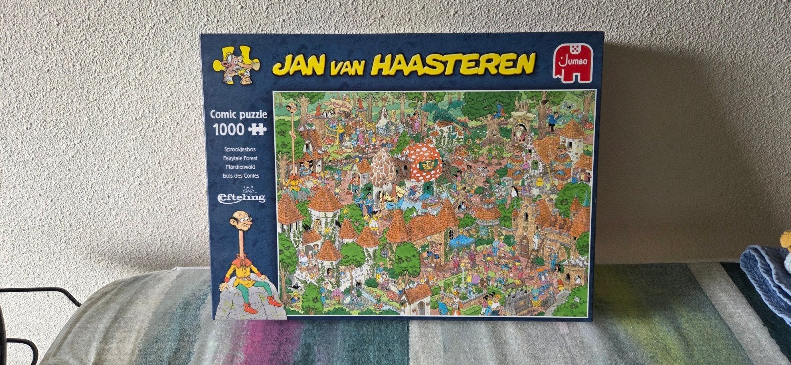 Jan van Haasteren Efteling Comic Puzzel 1000 stukjes, Ophalen, 500 t/m 1500 stukjes, Zo goed als nieuw, Legpuzzel