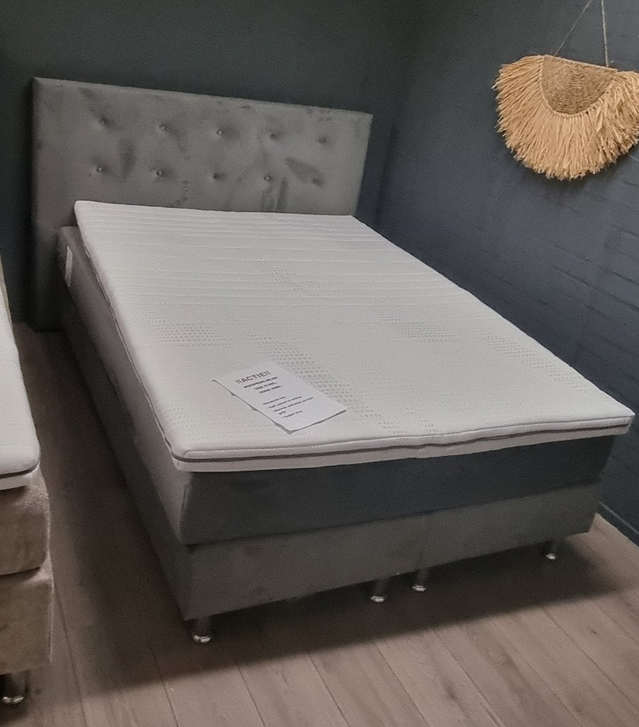 BOXSPRING OUTLET GROTE VOORRAAD VANAF €699, Metaal, Bruin, Nieuw, Ophalen of Verzenden