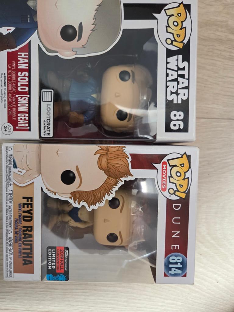 Funko Pop! Han Solo (Snow Gear) & Feyd Rautha (Dune), Ophalen of Verzenden