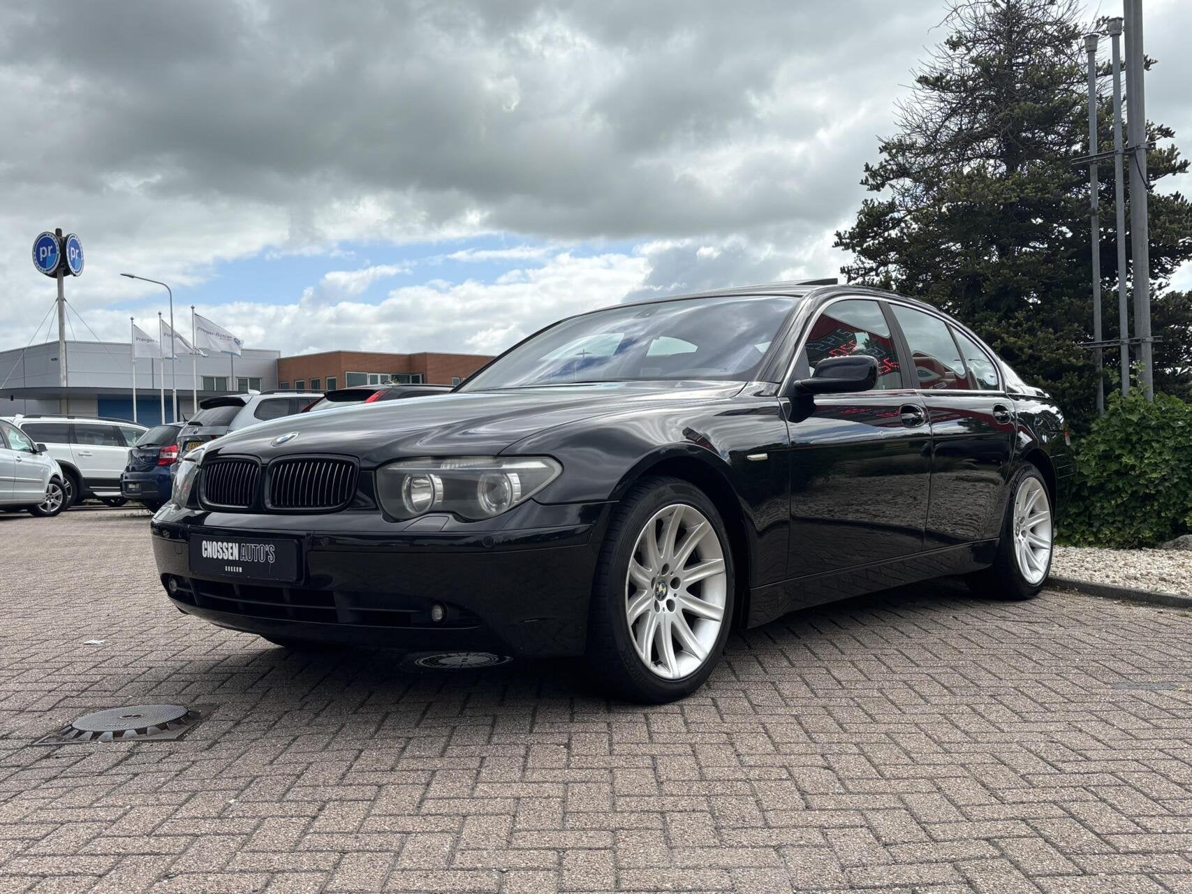 BMW 7-serie 745i, 19 inch, Xenon, leer, Navi Nette auto!, Automaat, Achterwielaandrijving, Gebruikt, Zwart