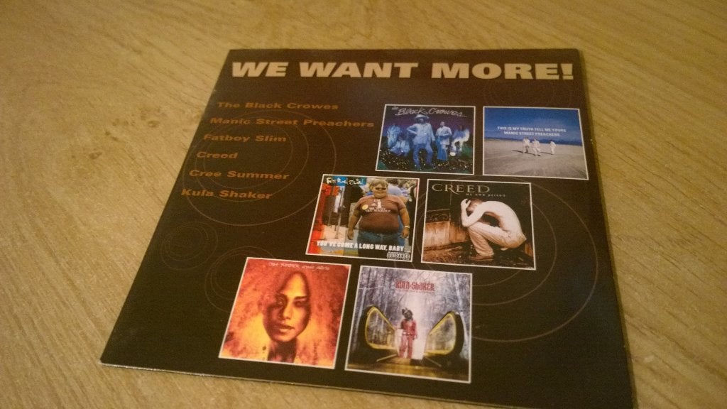 We want More! Cardboard sleeve, Ophalen, Gebruikt, Pop