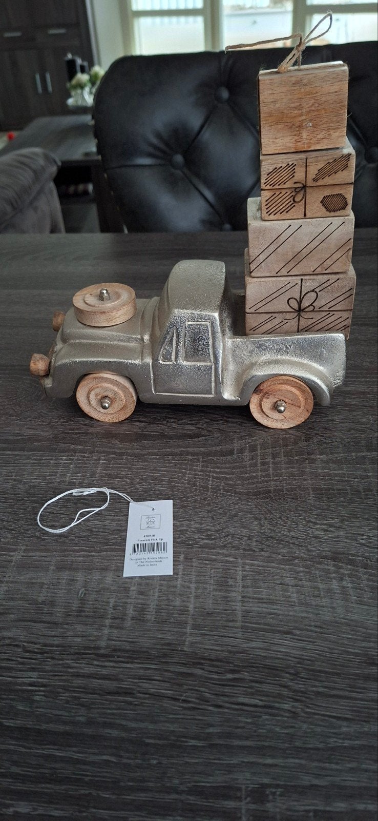Te koop mooie riviera maison presents pick up car, Ophalen of Verzenden, Zo goed als nieuw, Zilver, Metaal