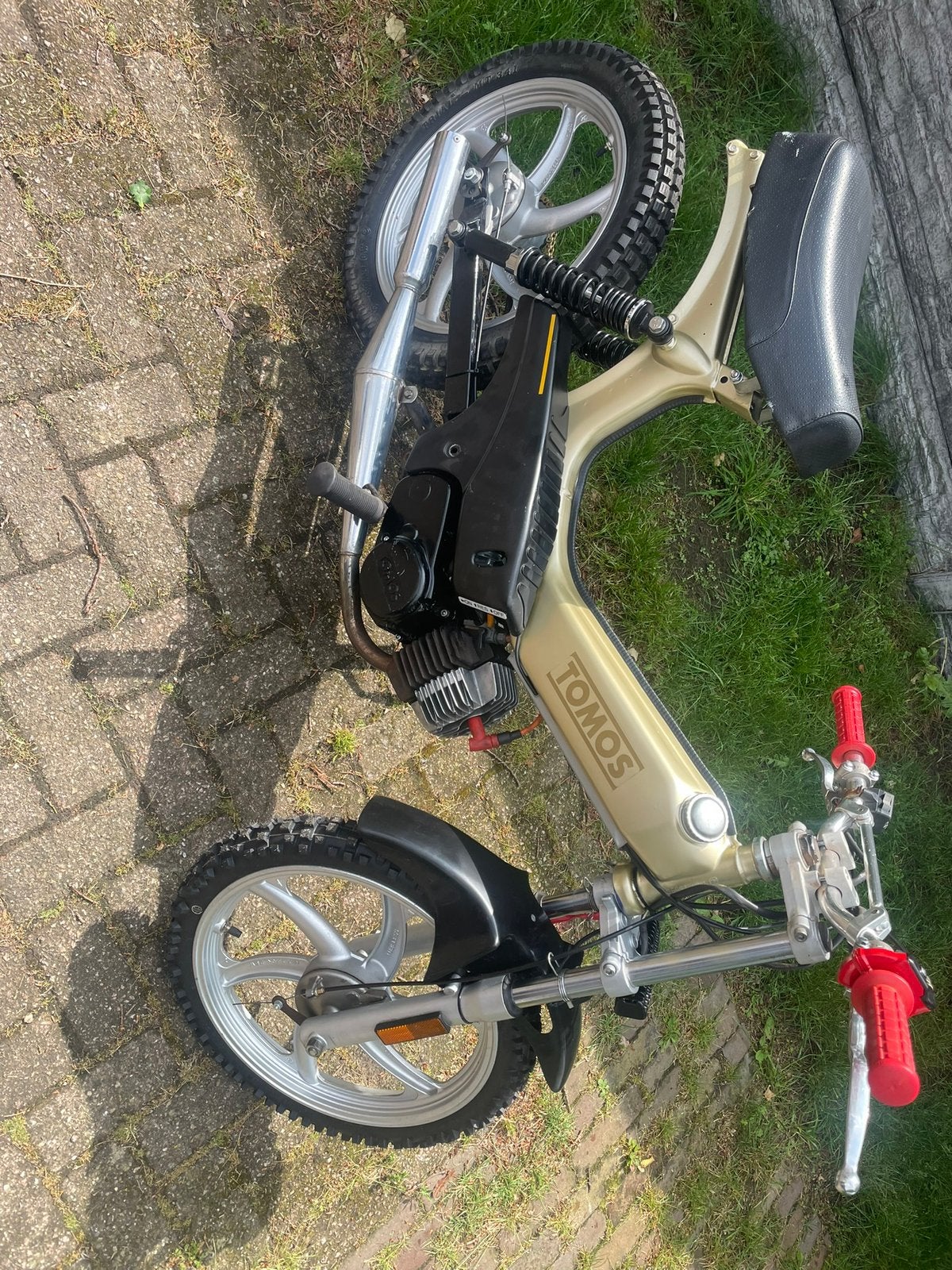 Vette Tomos crosser met gereviseerd blok, Fietsen en Brommers, Brommers | Tomos, Ophalen, Zo goed als nieuw, Overige modellen