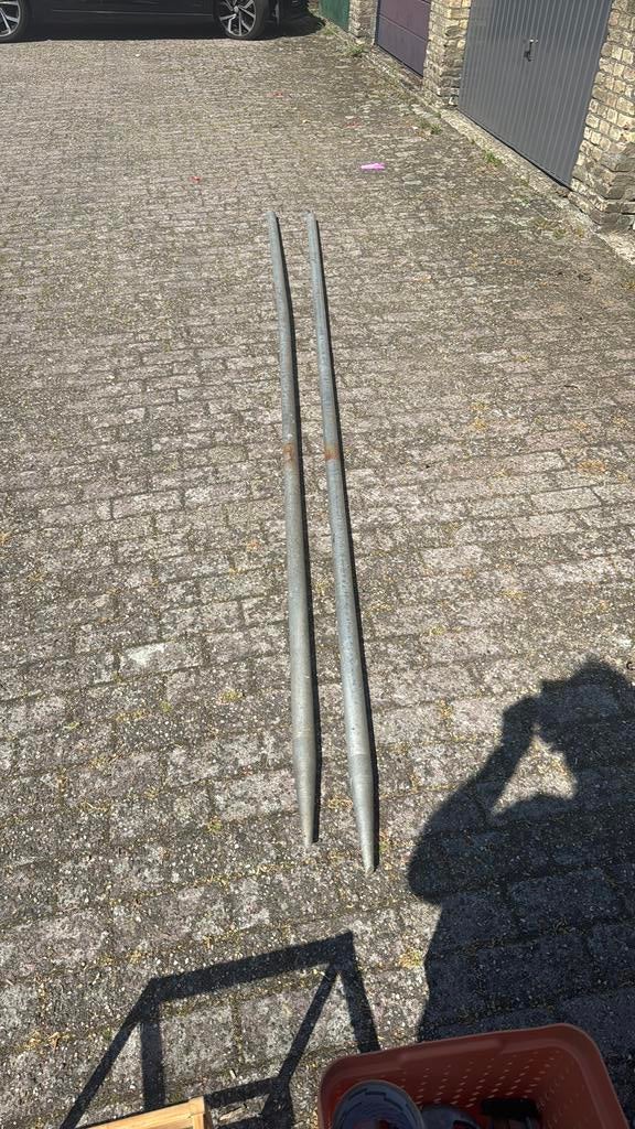 Steekpalen aluminium 4 meter, Watersport en Boten, Ophalen of Verzenden, Gebruikt, Overige typen