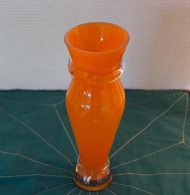 Oranje vaas, Antiek en Kunst, Ophalen of Verzenden