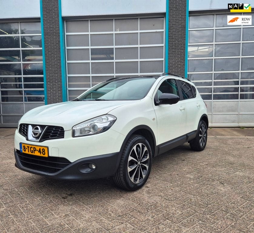 Nissan Qashqai 1.6 360 Camera, Airco, Leer, PANO IN ZEER NET, Auto's, Voorwielaandrijving, Euro 5, Gebruikt, 1225 kg