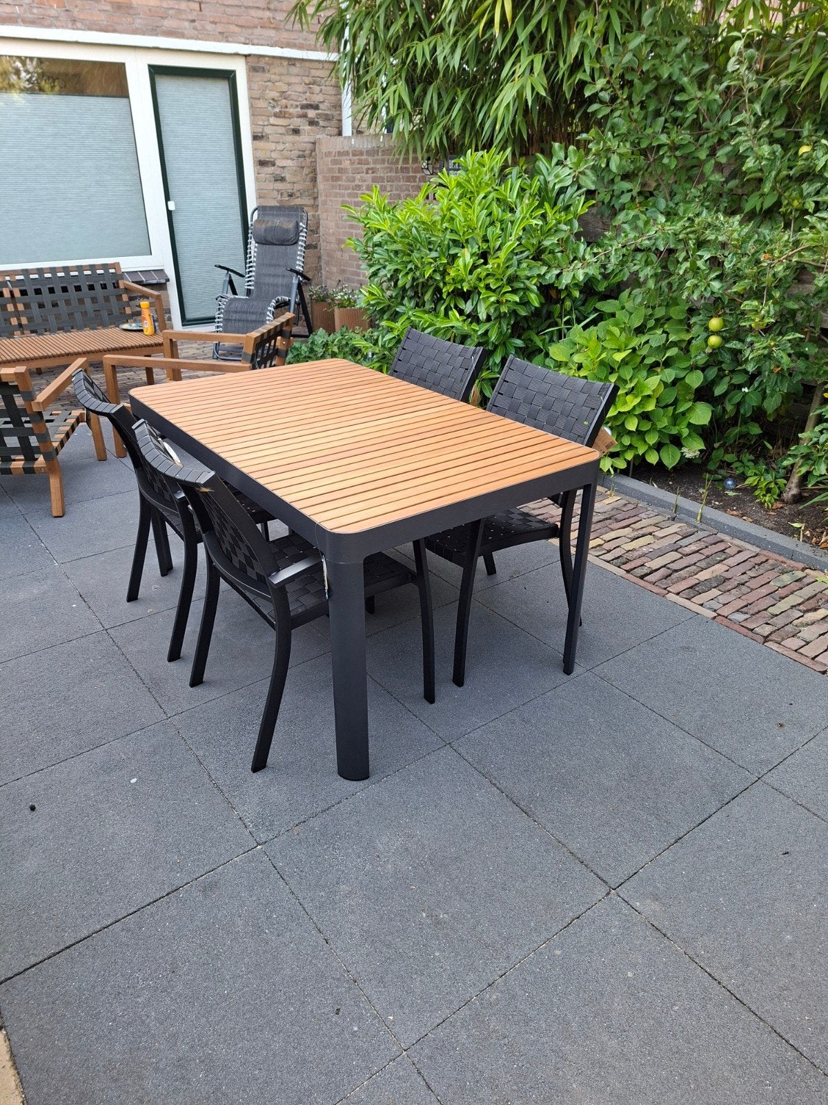 Ongebruikte 4-persoons tuinset - Nieuwstaat!, Ophalen, Zo goed als nieuw, Tuinset, Eettafel