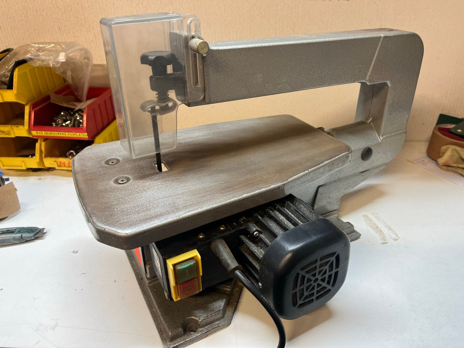 Kinzo Figuurzaagmachine - Goede Staat, Doe-het-zelf en Verbouw, Ophalen of Verzenden, Gebruikt, Figuurzaag