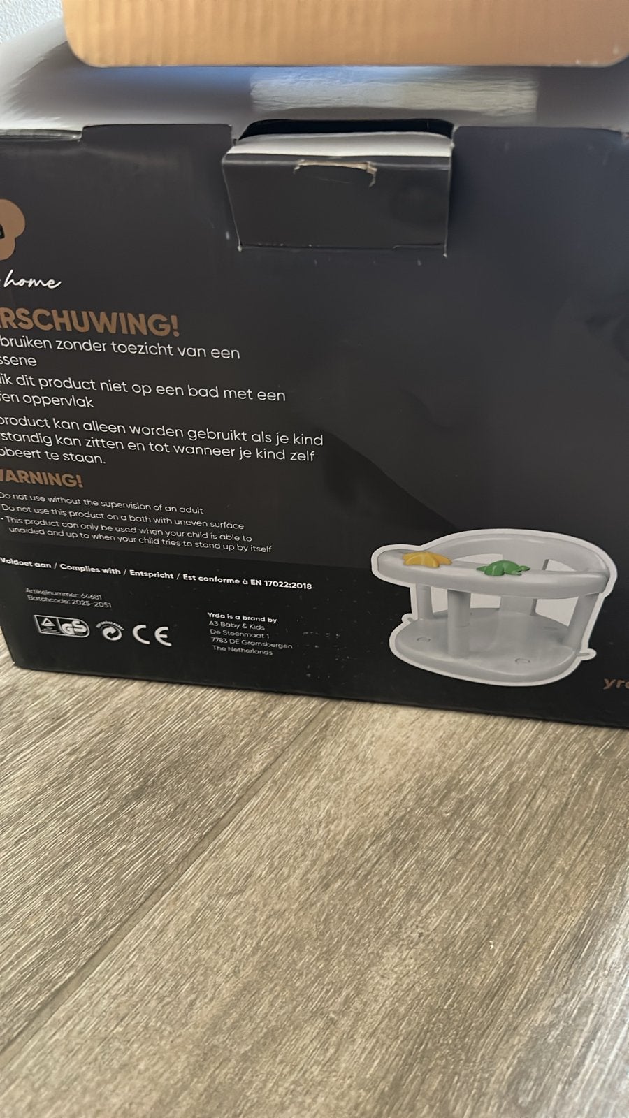 Nieuwe Badzitje/Badring voor baby - nooit gebruikt, Overige merken, Nieuw, Ophalen of Verzenden, Badzitje of Badring