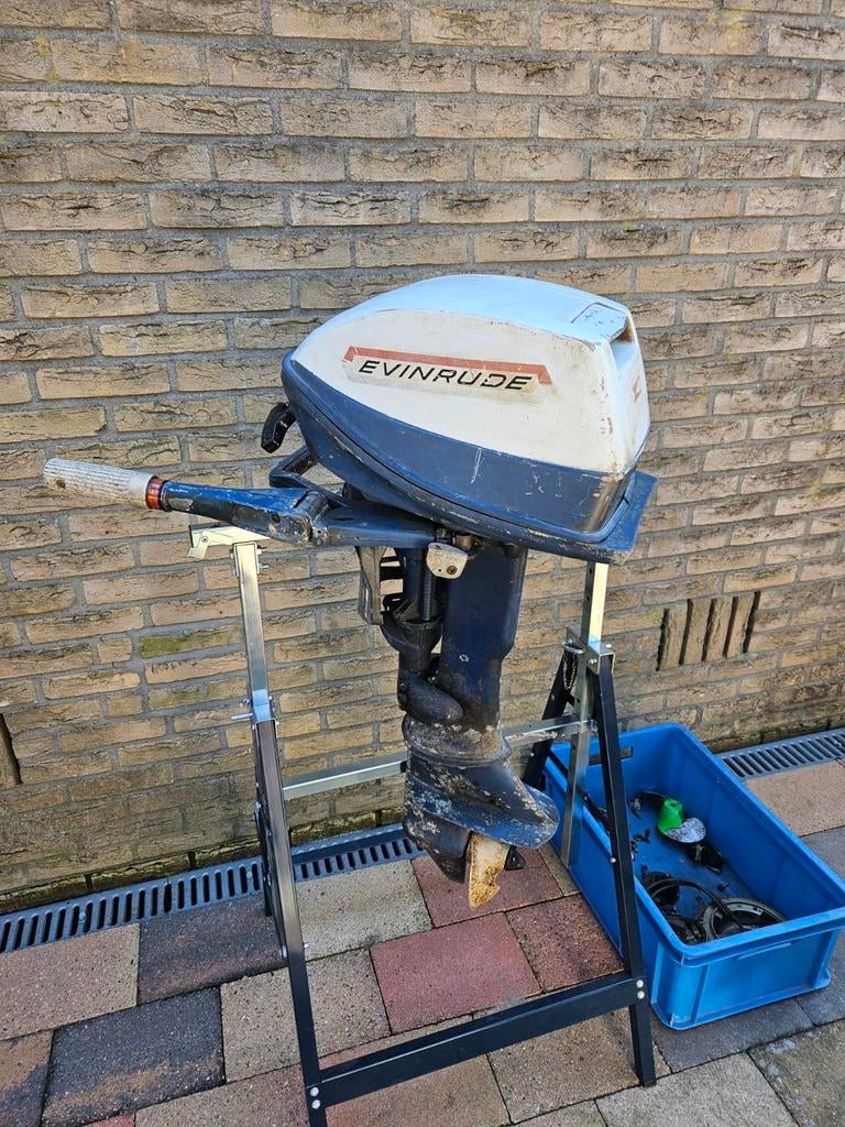 Evinrude Buitenboordmotor 6pk 2takt opknapper, Watersport en Boten, Ophalen, Gebruikt