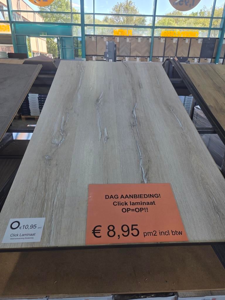 laminaat exelent plus 34223 eiche luna, Ophalen, Nieuw, 75 m² of meer, Laminaat