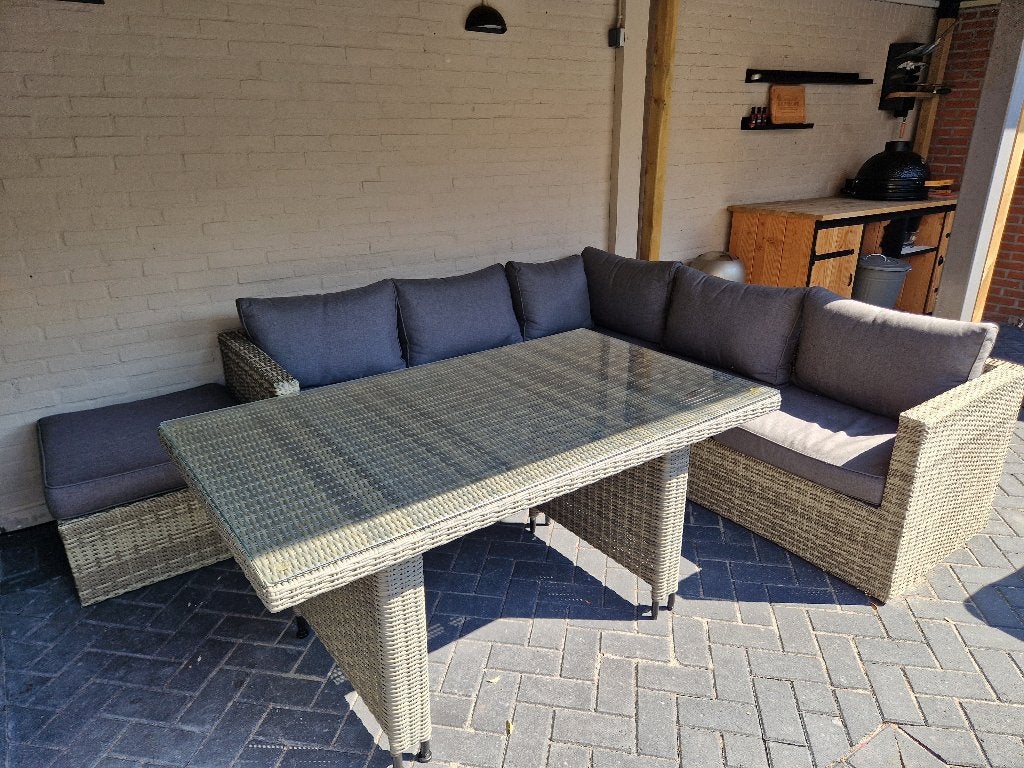 Nette loungeset, Ophalen, Gebruikt, Kunststof, Bank