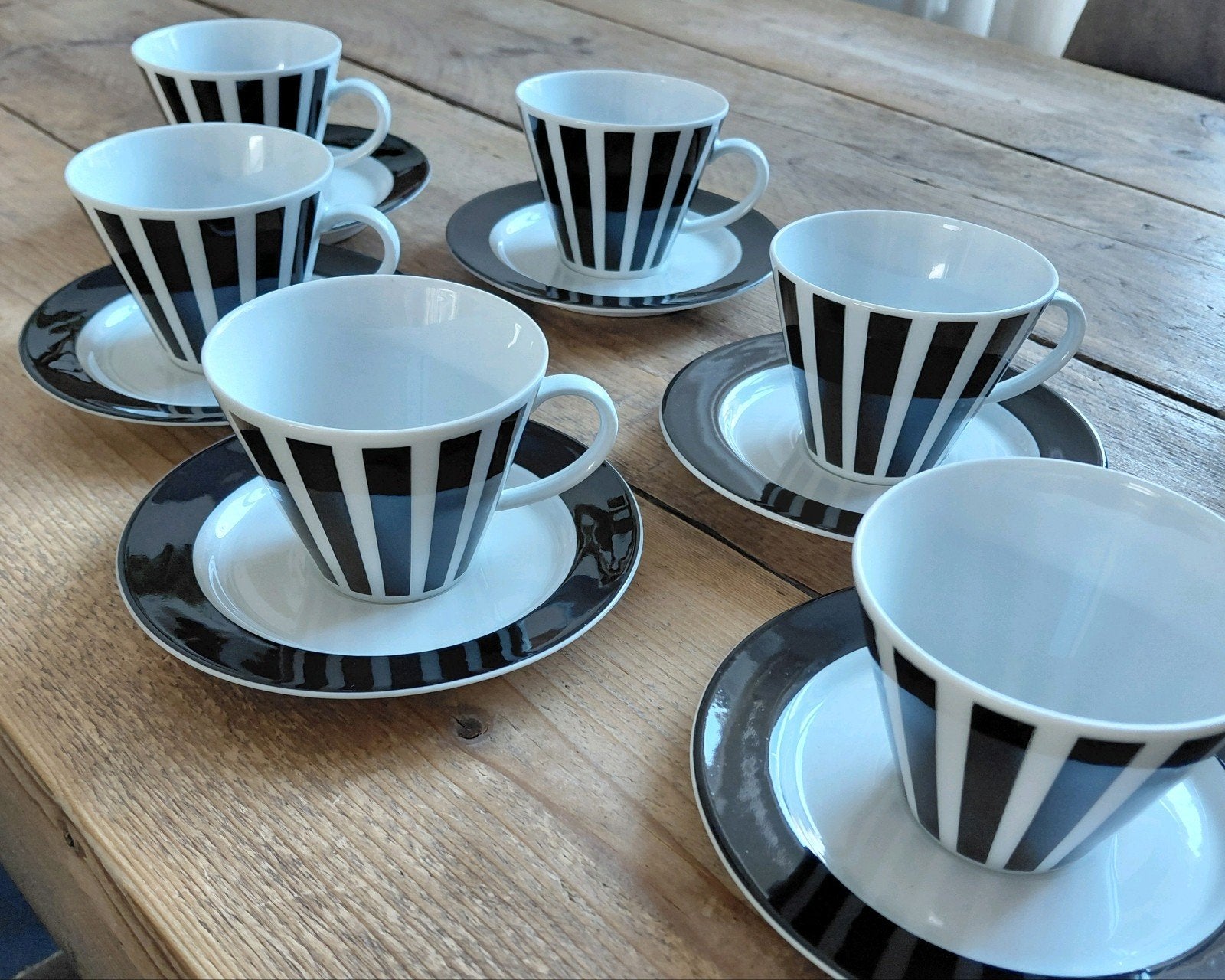 Bavaria Kronester Rex Valenty Line, 6 kop en schotel sets, Ophalen of Verzenden