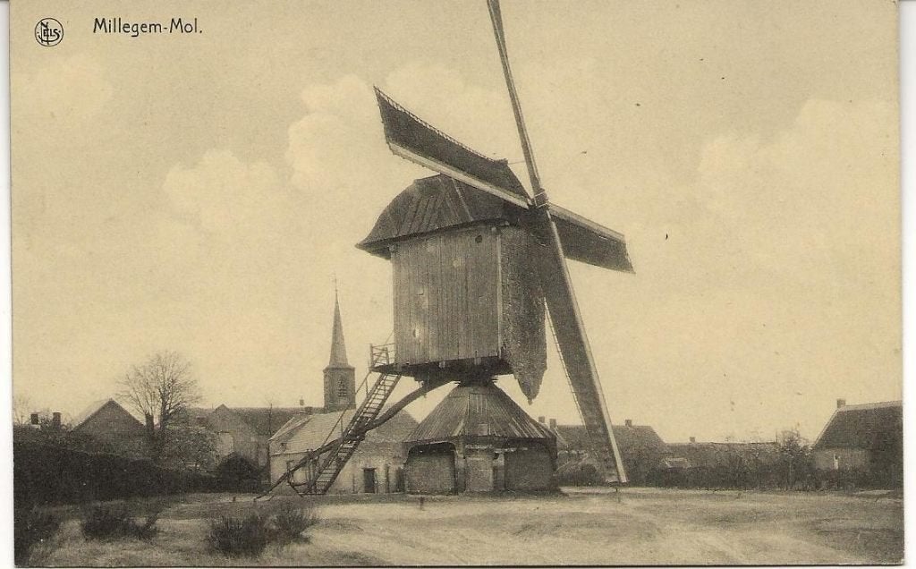 STAAKMOLEN MILLEGEM-MOL met postzegel  nr  472 België, Verzenden, 1920 tot 1940, Gelopen, Antwerpen