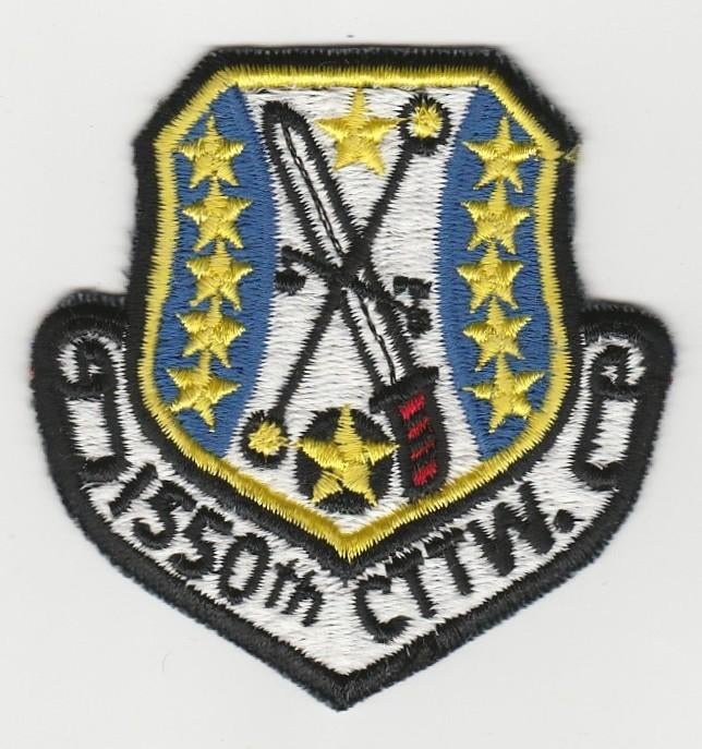 Embleem USAF - 1550th Combat Training Test Squadron CTTW, Verzenden, Luchtmacht, Amerika, Embleem of Badge