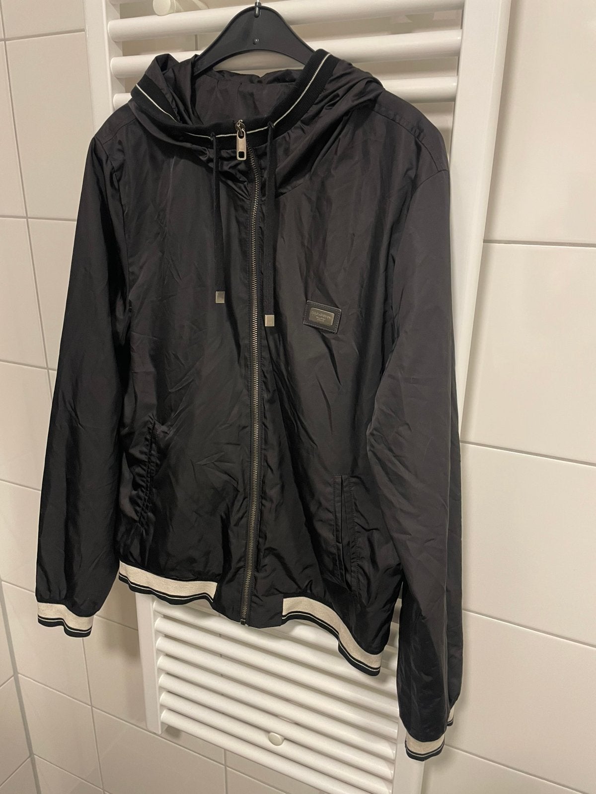 dolce and gabbana windbreaker maat M, Ophalen of Verzenden, Zo goed als nieuw, Maat 38/40 (M), Zwart