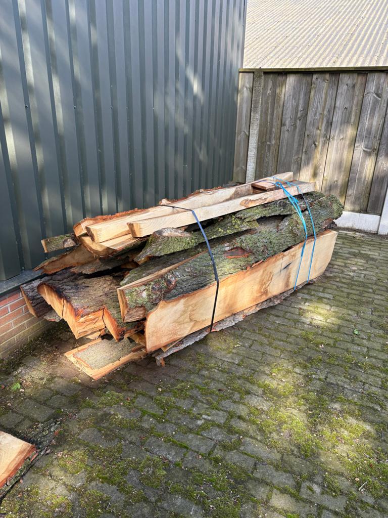 Haardhout / Brandhout / Eiken bundel zaaghout, 3 tot 6 m³, Ophalen, Eikenhout