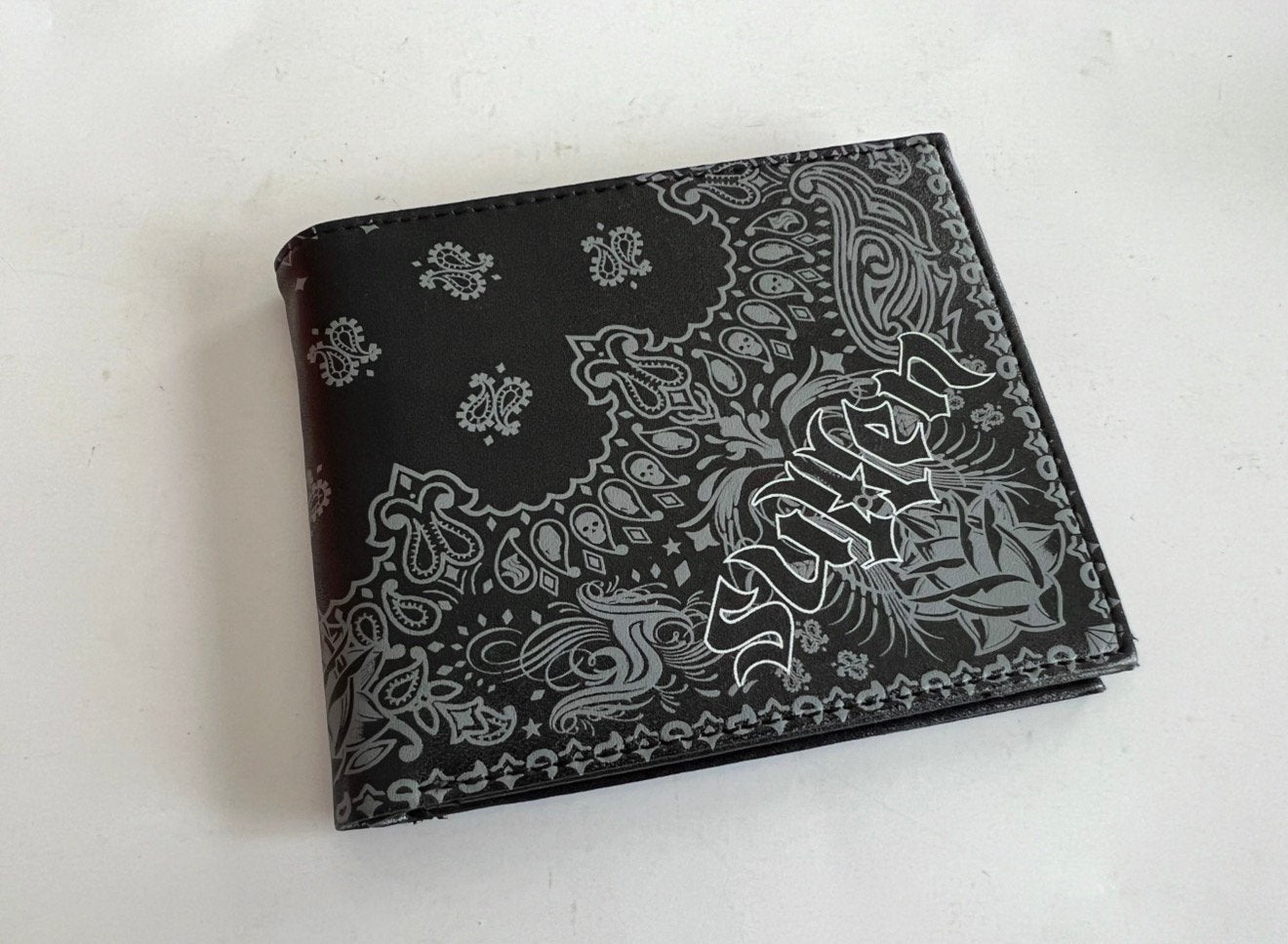 Gloednieuw: ‘PAISLEY WALLET’ portemonnee van SULLEN, Verzenden, Nieuw, Zwart, Overige merken