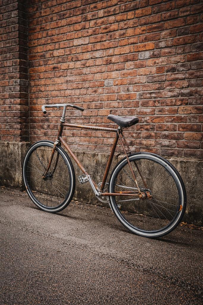 Fiets (fixie) met Revolights - rusty blikvanger!, Fietsen en Brommers, Ophalen, Gebruikt, Overige merken
